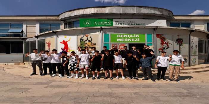 Hakkari'den GSB yaz kamplarına yoğun katılım