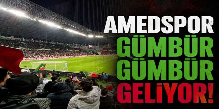 Amedspor Gümbür Gümbür geliyor!