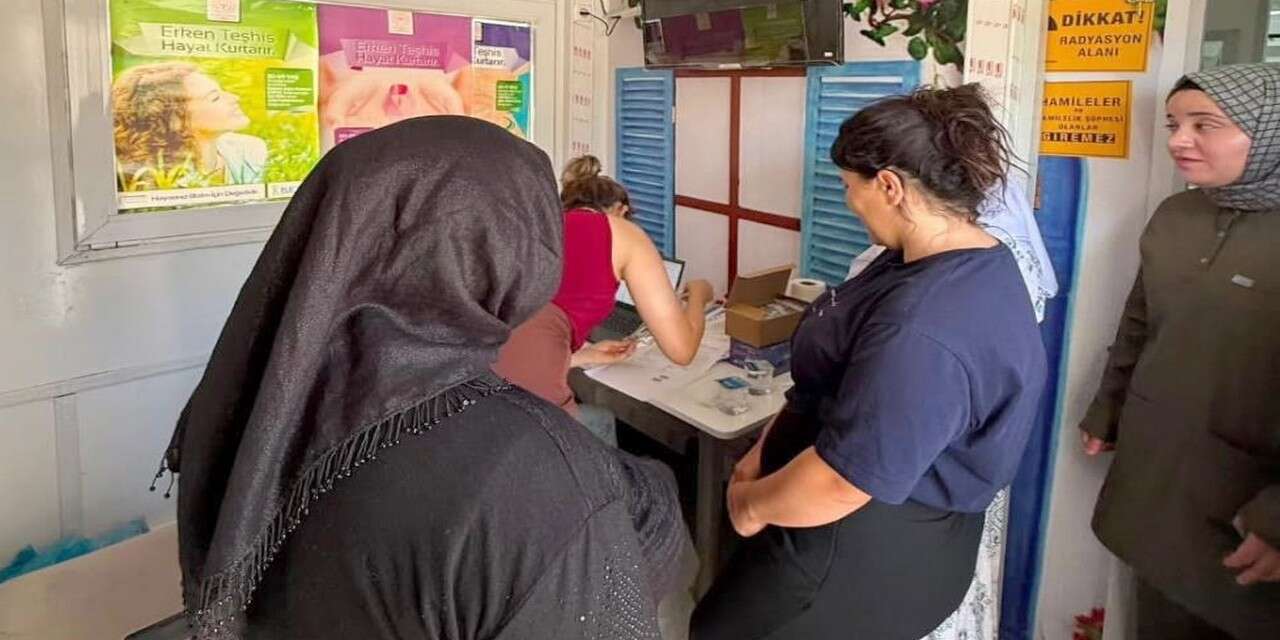 Uludere'de kanser taraması yapıldı