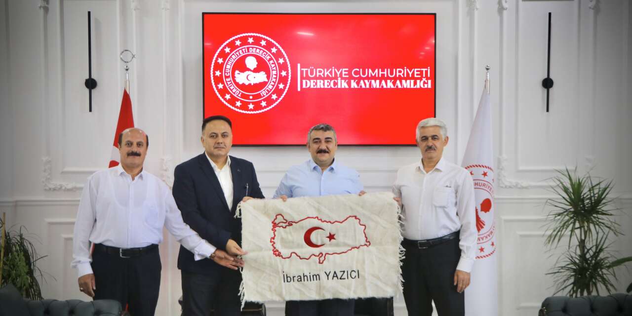 Derecik Kaymakamı Yazıcı'ya Tebrik ve nezaketleri sürüyor