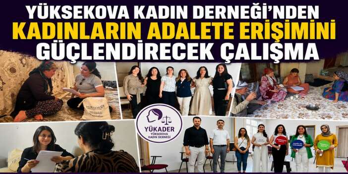 Yüksekova'da kadınların adalete erişimi için yeni proje başladı