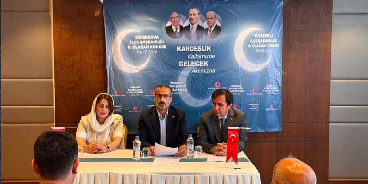 MHP Yüksekova İlçe Başkanlığına Yıldırım Öztepe yeniden seçildi