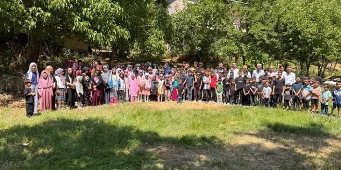 Yaz Kur'an Kursu Öğrencileri Geçitli'de bir araya geldi