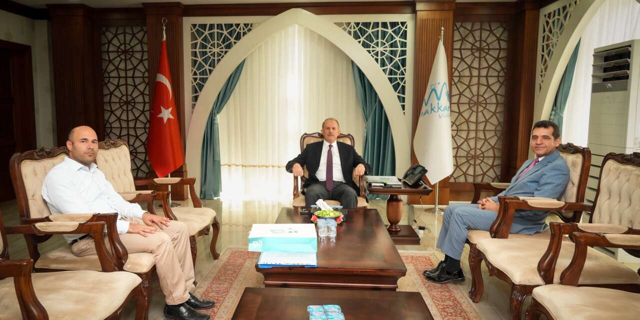 Vali Taşyapan'a Basın, TÜBİTAK ve Orman teşkilatından ziyaret