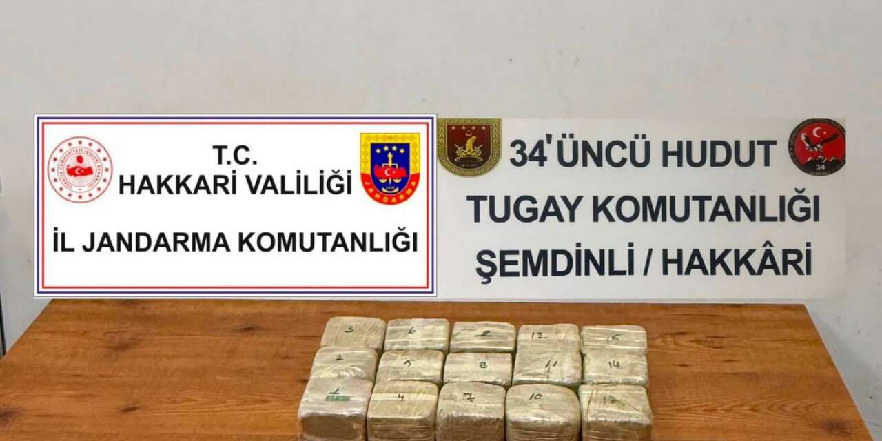 İran Sınırında 7 Kilo 720 Gram Eroin ele geçirildi