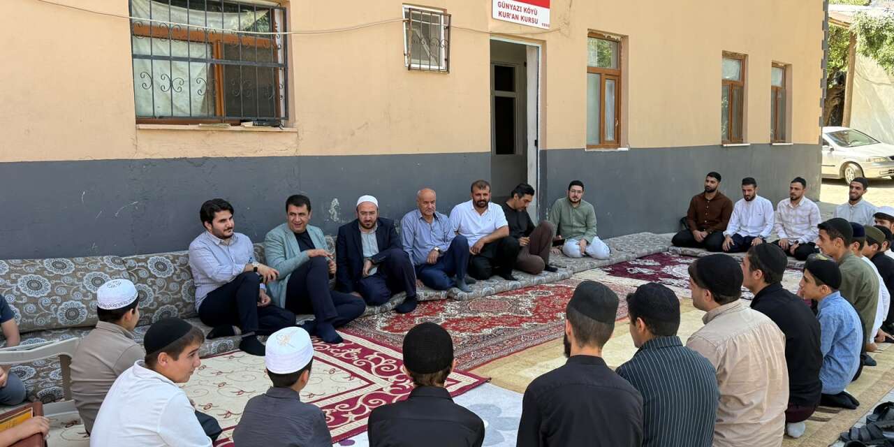 Başkan Şakar, Günyazı Köyü Kur’an Kursu’nu ziyaret etti
