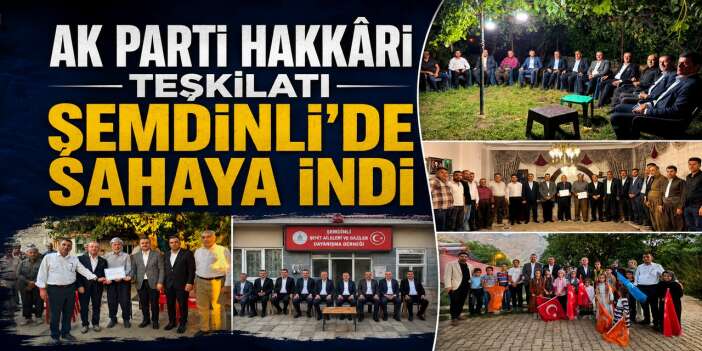 AK Parti Heyetinden Şemdinli çıkarması