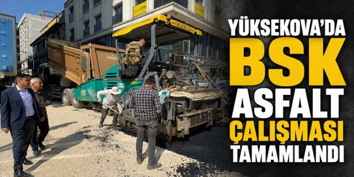 Yüksekova'da Kültür Sanat sokağı bağlantı yolu yenilendi