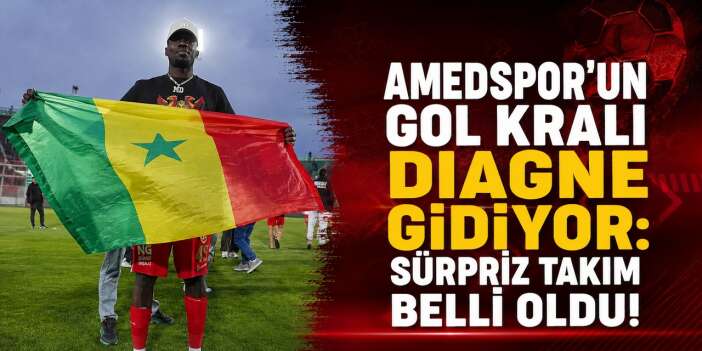Amedspor’un gol kralı Diagne gidiyor