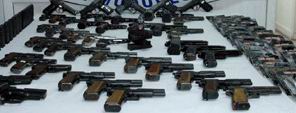 300 ADET KURUSIKI TABANCA ELE GEÇİRİLDİ