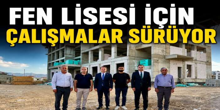 Hülür, okul inşaatını yerinde inceledi