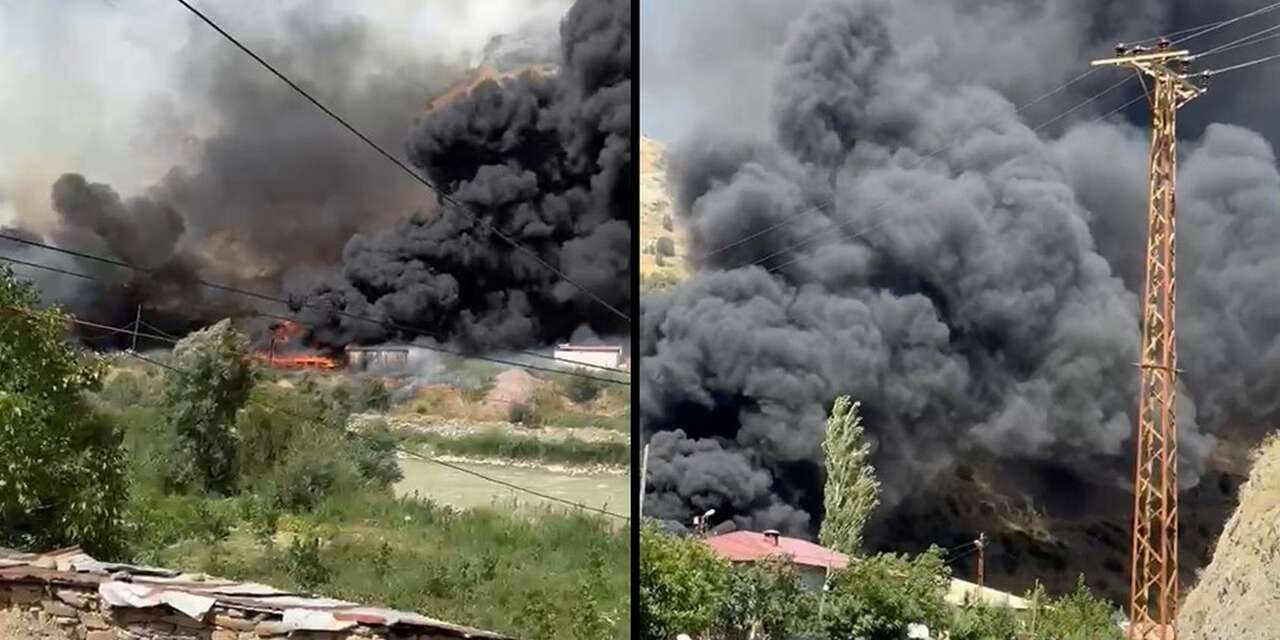 Kırıkdağ’da korku dolu anlar