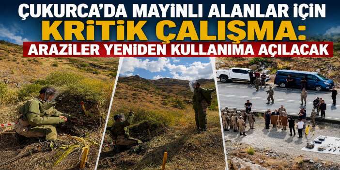 Mayınlı bölgeler tek tek güvenli hale getiriliyor