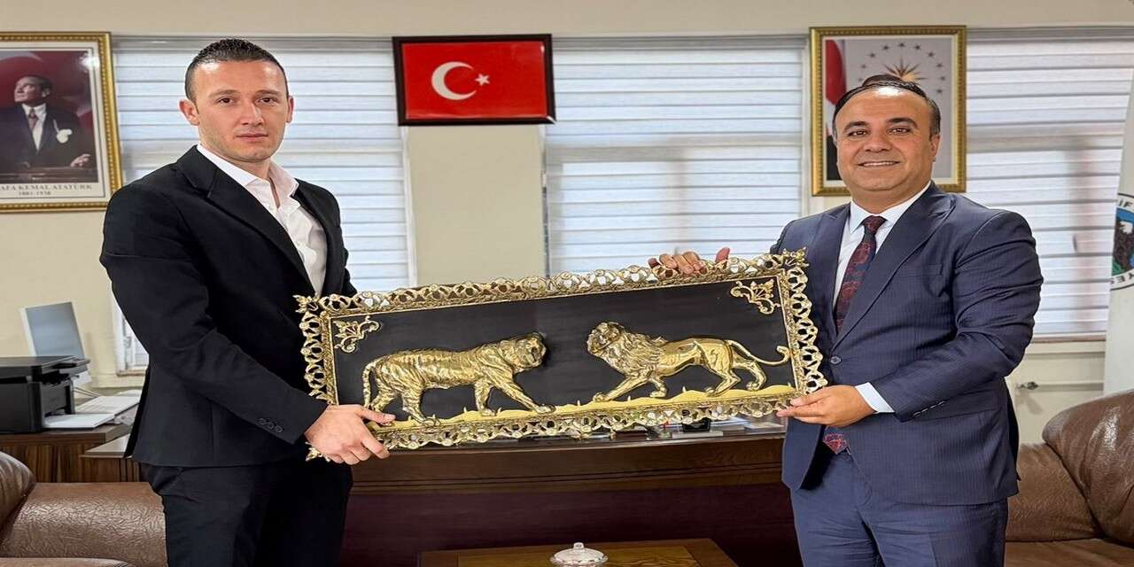 Başsavcı Temizyürek ve Başkan Tarkan’dan Büyükçiftlik Belediyesi’ne ziyaret