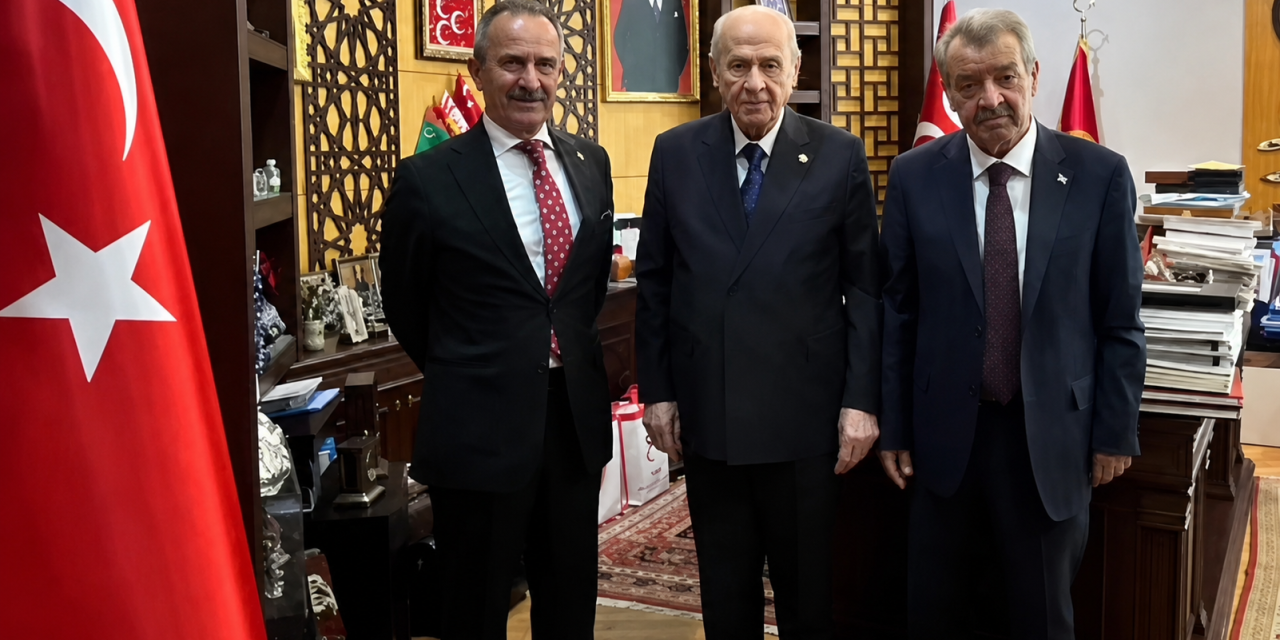 Pinyanişi Aşiret Liderlerinden MHP Lideri Bahçeli'ye Ziyaret
