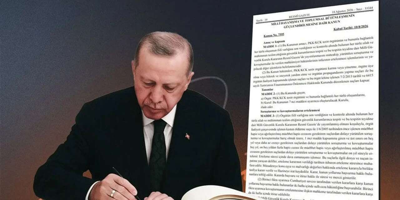 Milli Dayanışma kanunu yasalaştı