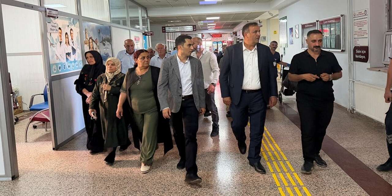 Hakkari Dem Parti Heyet'inden Hastalara Ziyaret