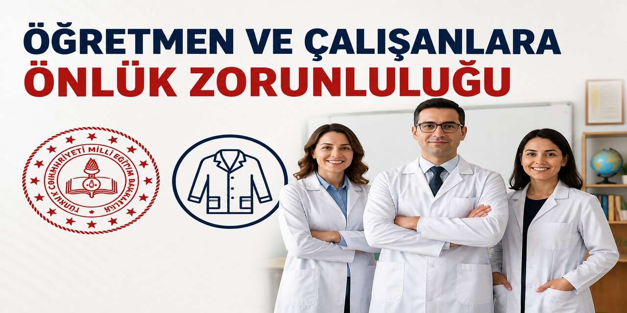 Öğretmenlere önlük zorunluluğu getirildi