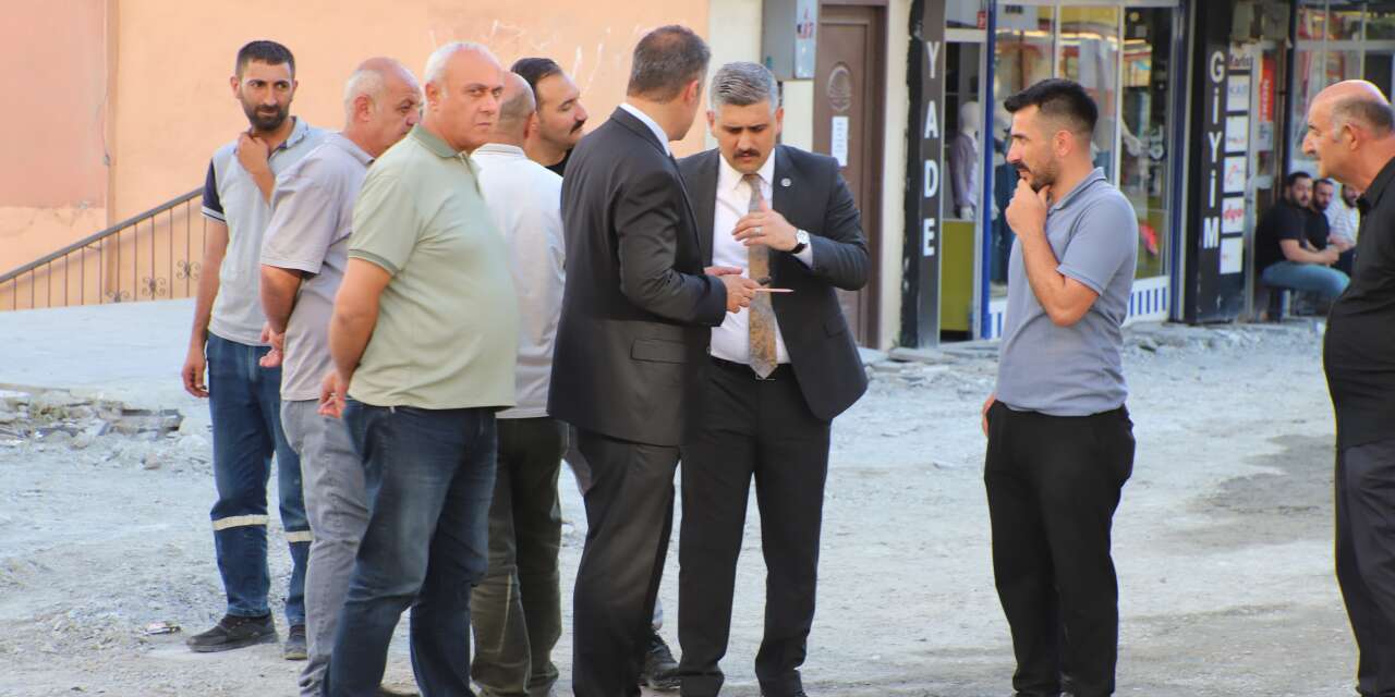 Başkan Vekili Gürbüz, altyapı ve üst yapı çalışmaları yerinde inceledi