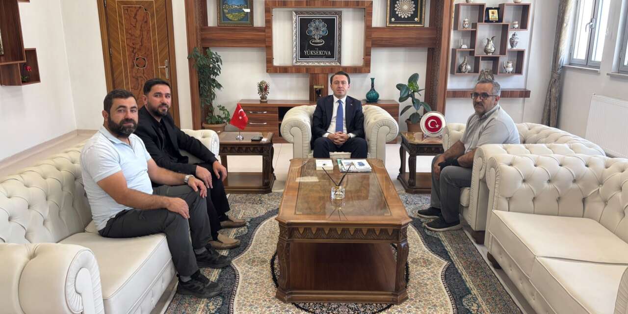 Yüksekova’da STK temsilcilerinden Kaymakam Hülür’e ziyaret