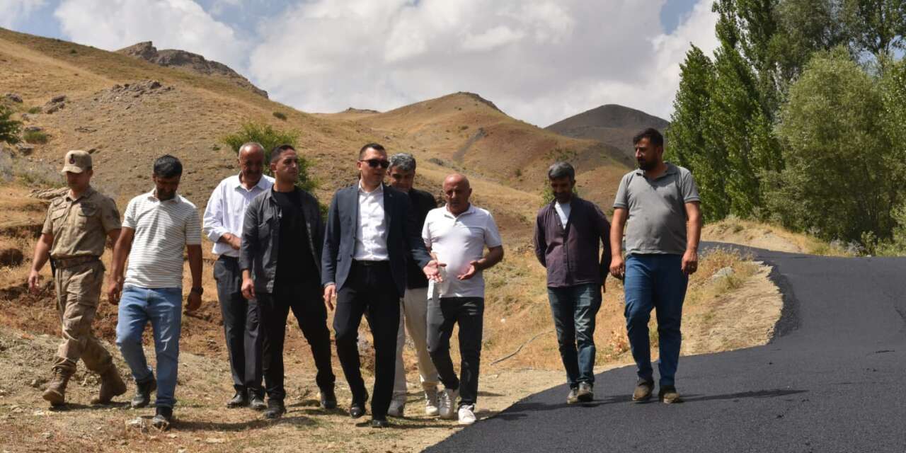 Geçitli Köyü’nde 10 kilometrelik yol BSK asfaltla kaplanıyor