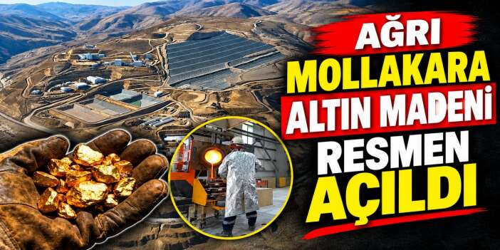 Cevdet Yılmaz: Mollakara’da 5 yılda 17 ton altın üretilecek