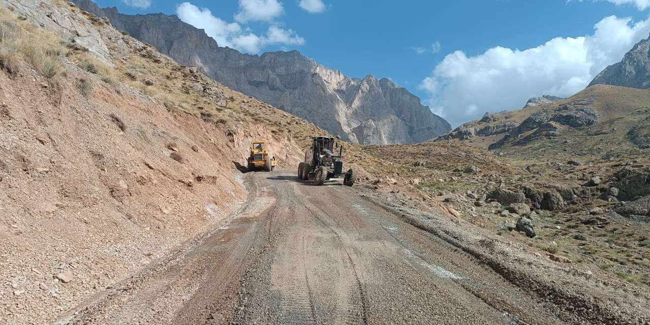 Cennet ve Cehennem yoluna yapılan tesfiye ve reglaj çalışmaları
