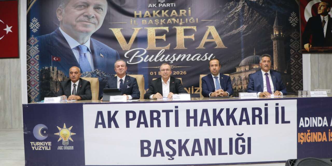 AK Parti Hakkari teşkilatında vefa buluşması