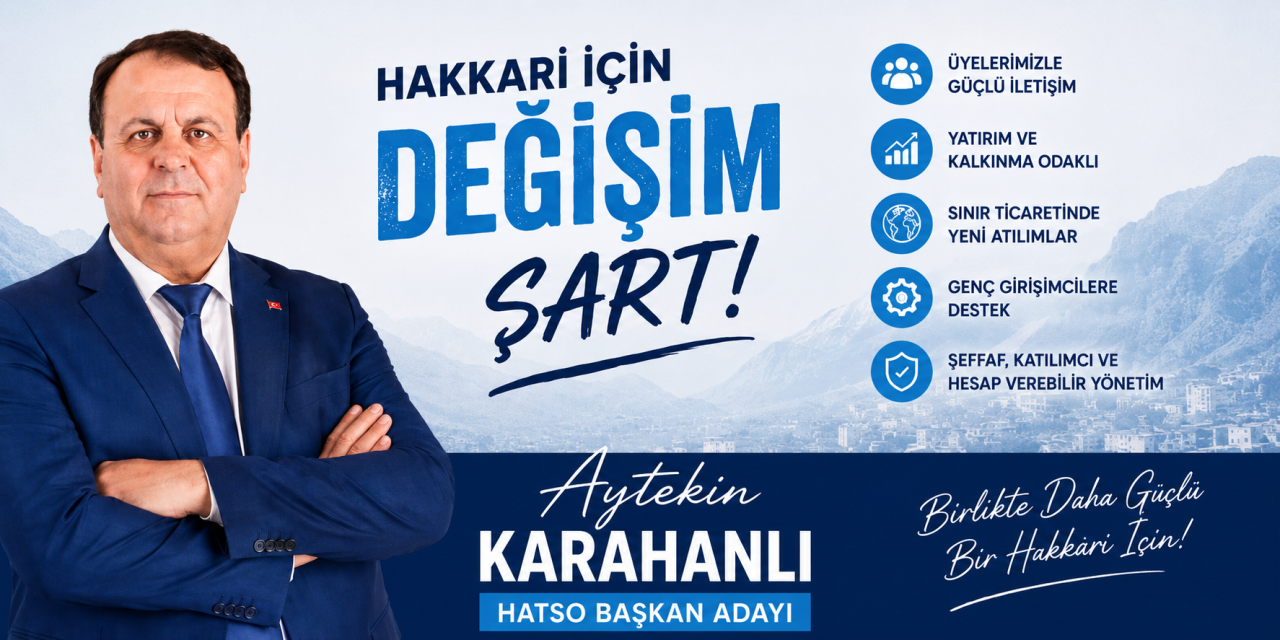 HATSO Başkan Adayı Aytekin Karahanlı’dan Değişim Çağrısı
