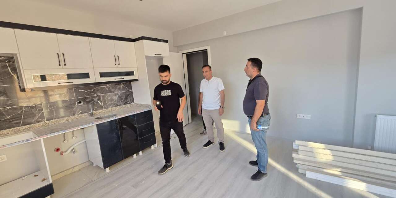 Müdür Adıgüzel, Çukurca’daki lojman inşaatını inceledi