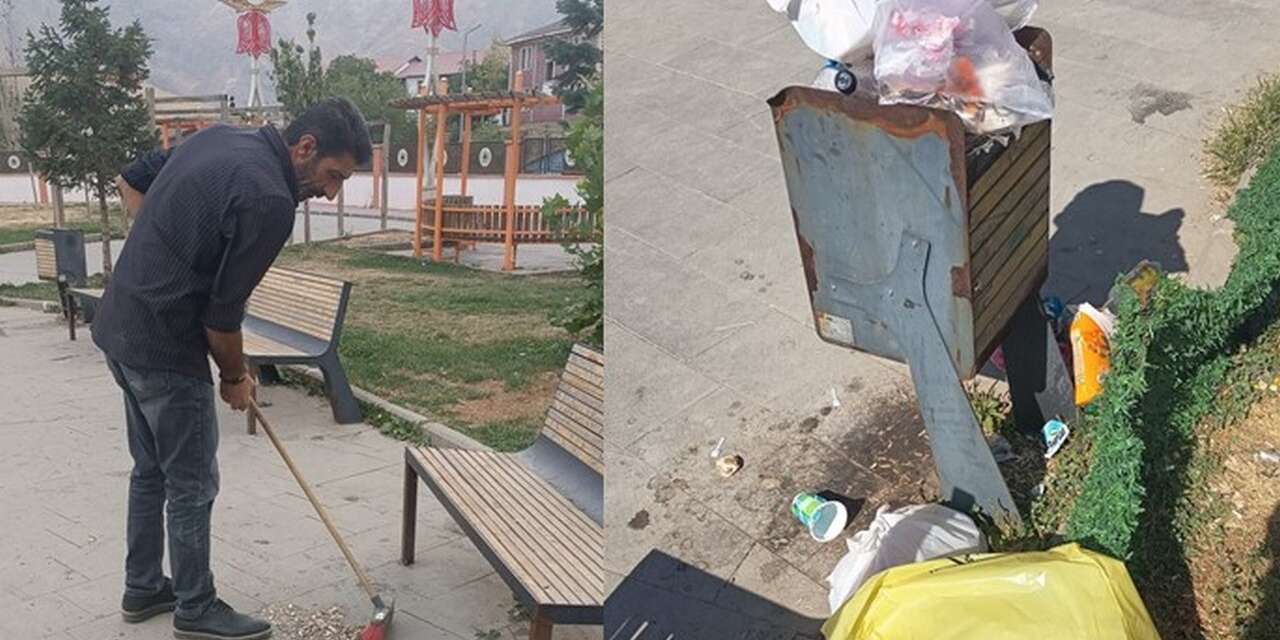 Belediye temizliyor, vatandaş kirletiyor