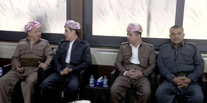 Barzani ailesi taziyeleri kabul etti