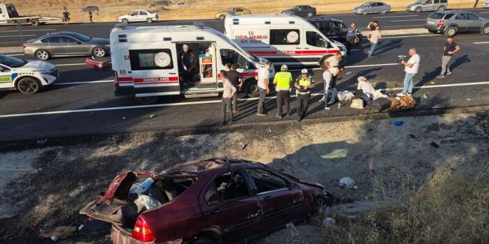 Ankara’da feci kaza: 1 ölü, 7 yaralı