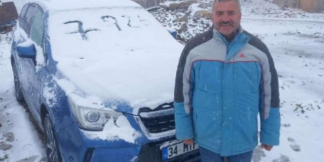 Tahpur Yaylasına yılın ilk karı yağdı