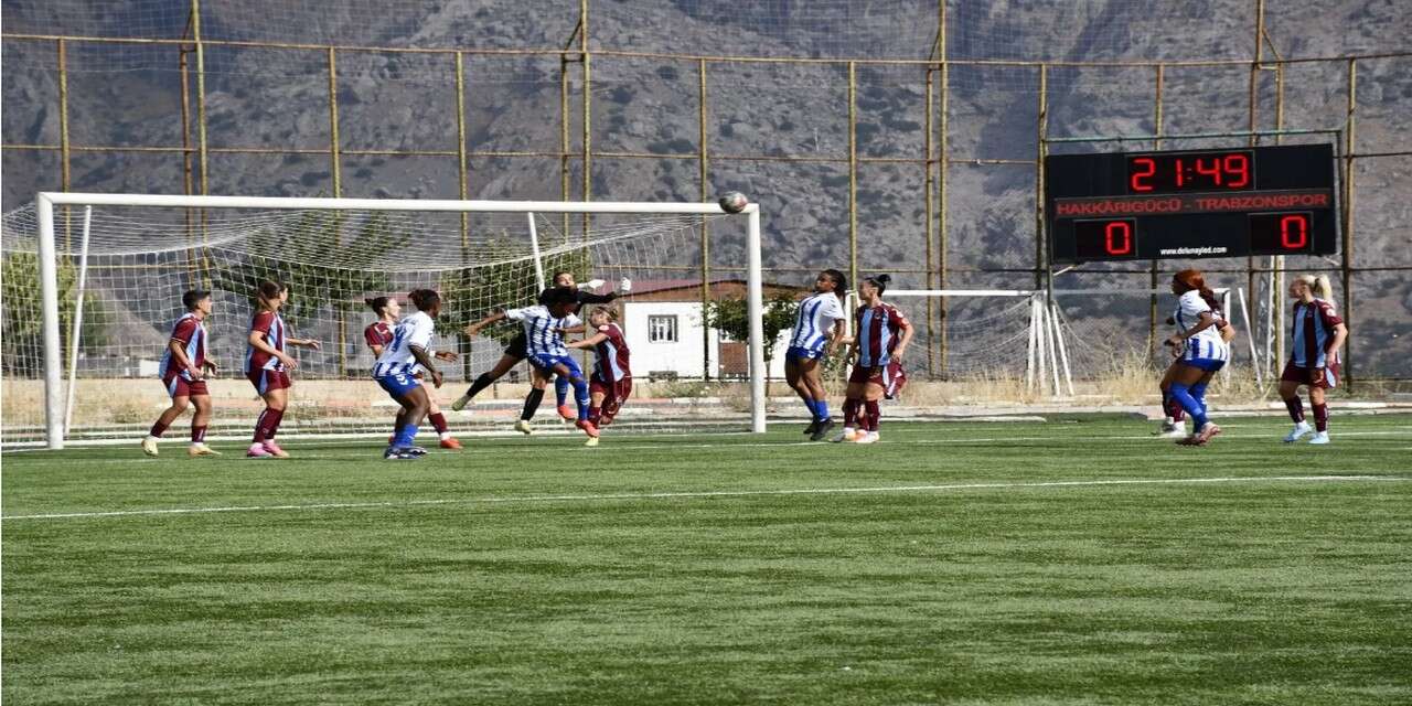 Hakkarigücü, Trabzonspor ile 1-1 berabere kaldı