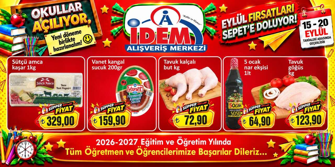 İdem AVM'den Eylül ayı indirimi