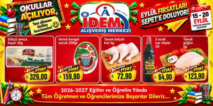 İdem AVM'den Eylül ayı indirimi