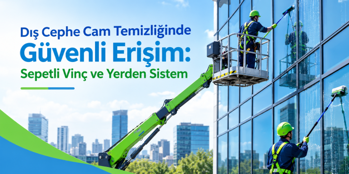 Dış Cephe Cam Temizliğinde Güvenli Erişim