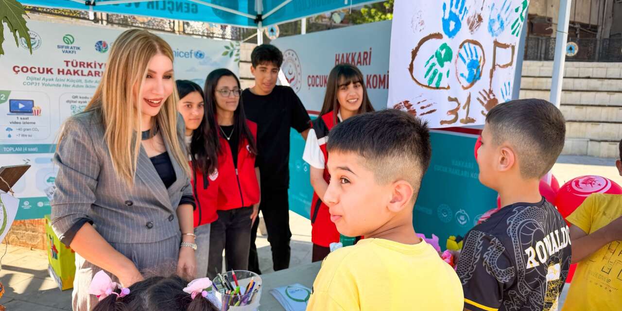 Hakkâri’de çocuklar iklim değişikliğine karşı bilinçlendi