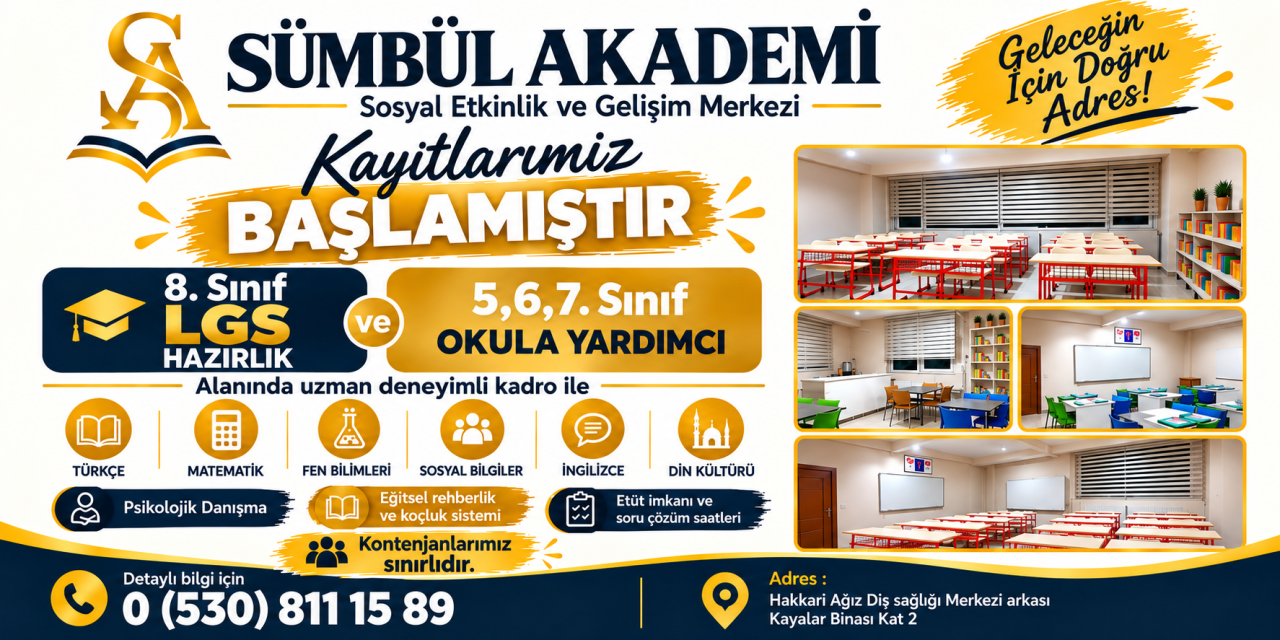 Sümbül Akademi’de Kayıtlar Başladı!