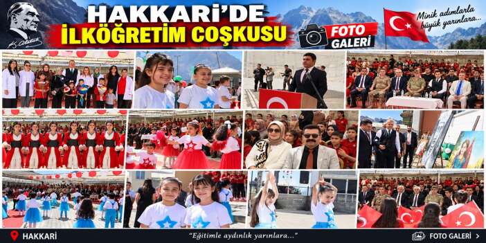 Hakkari’de İlköğretim Haftası coşkusu