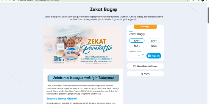 Zekat Bağışı: Paylaşmanın Bereketini Güvenle Yaşatmanın Yolu