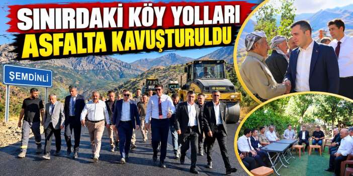 Vali Yardımcısı Zor, sınırdaki asfalt çalışanlarını denetledi