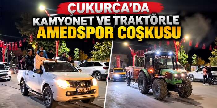 Çukurca’da Amedspor coşkusu sınır ilçesine yayıldı