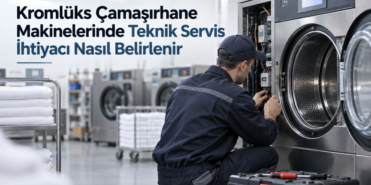 Kromlüks Çamaşırhane Makinelerinde Teknik Servis İhtiyacı Nasıl Belirlenir?