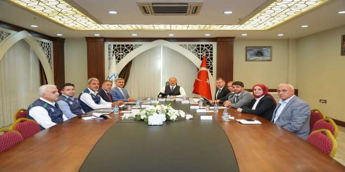 Vali Taşyapan Başkanlığında İçme Suyu Toplantısı