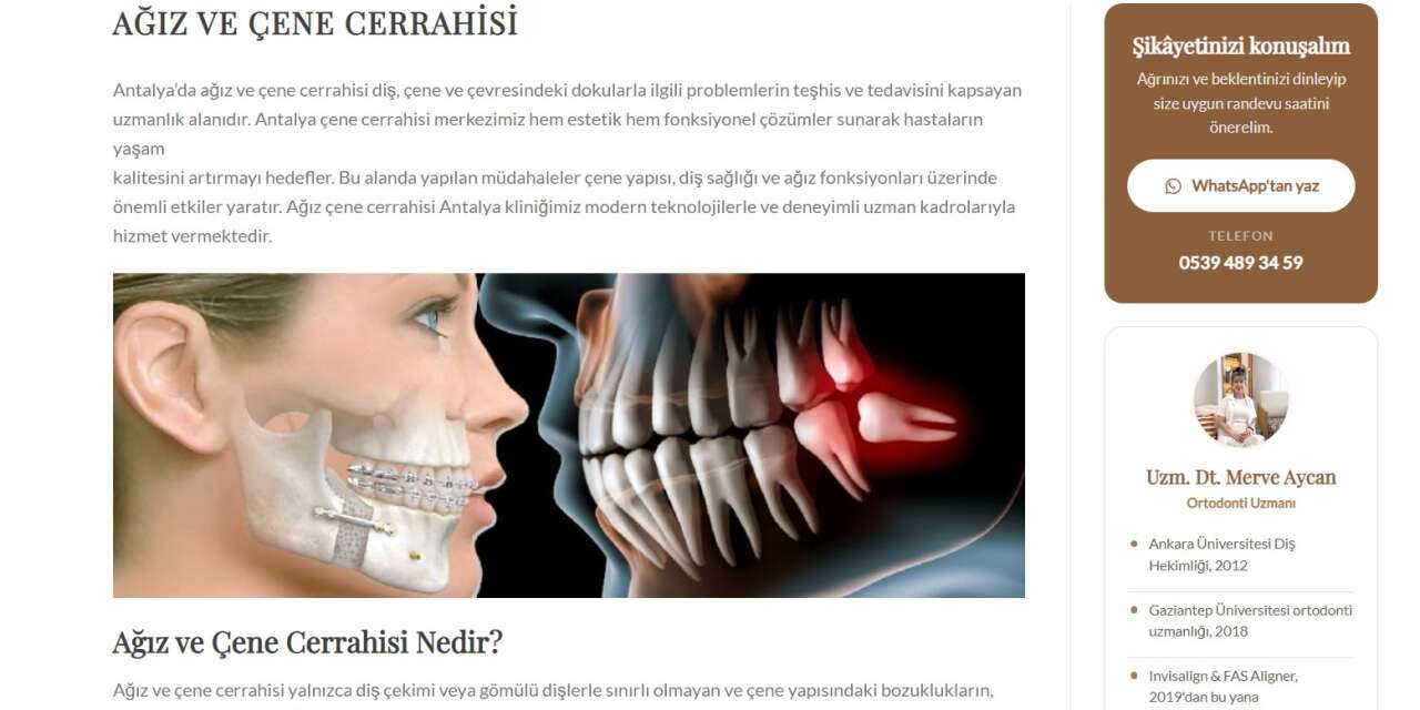 Çene Problemlerinde Cerrahi Tedavi Ne Zaman Gerekir?