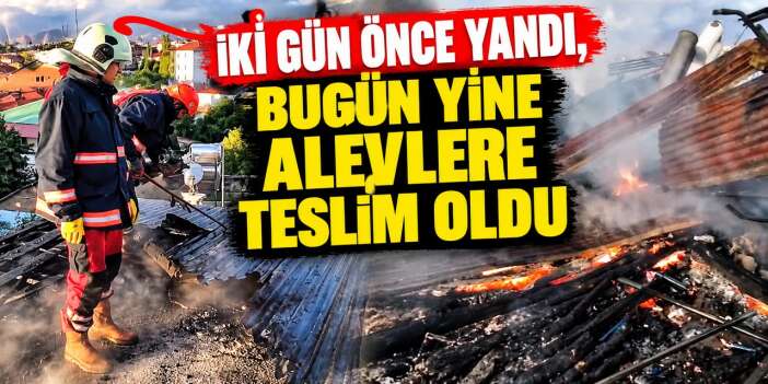 Yüksekova’da yangın kabusu: Aynı ev yeniden yandı