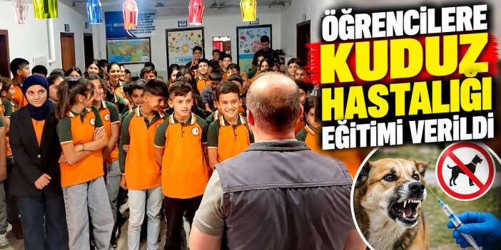 Uludere’de öğrencilere kuduz hastalığı eğitimi verildi