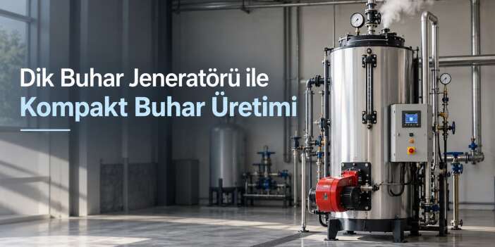 Dik Buhar Jeneratörü ile Kompakt Buhar Üretimi